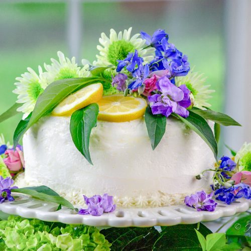 Lemon Elderflower Cake