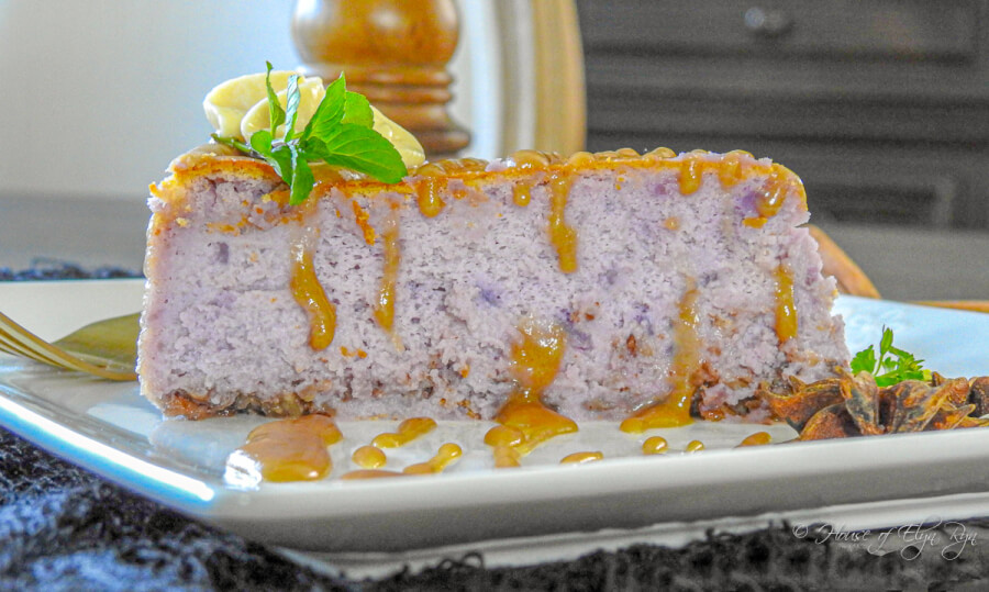 Purple Sweet Potato Cheesecake