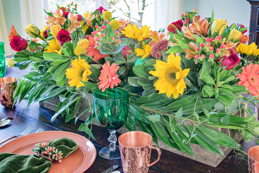 Centerpiece for Fall Equinox Table
