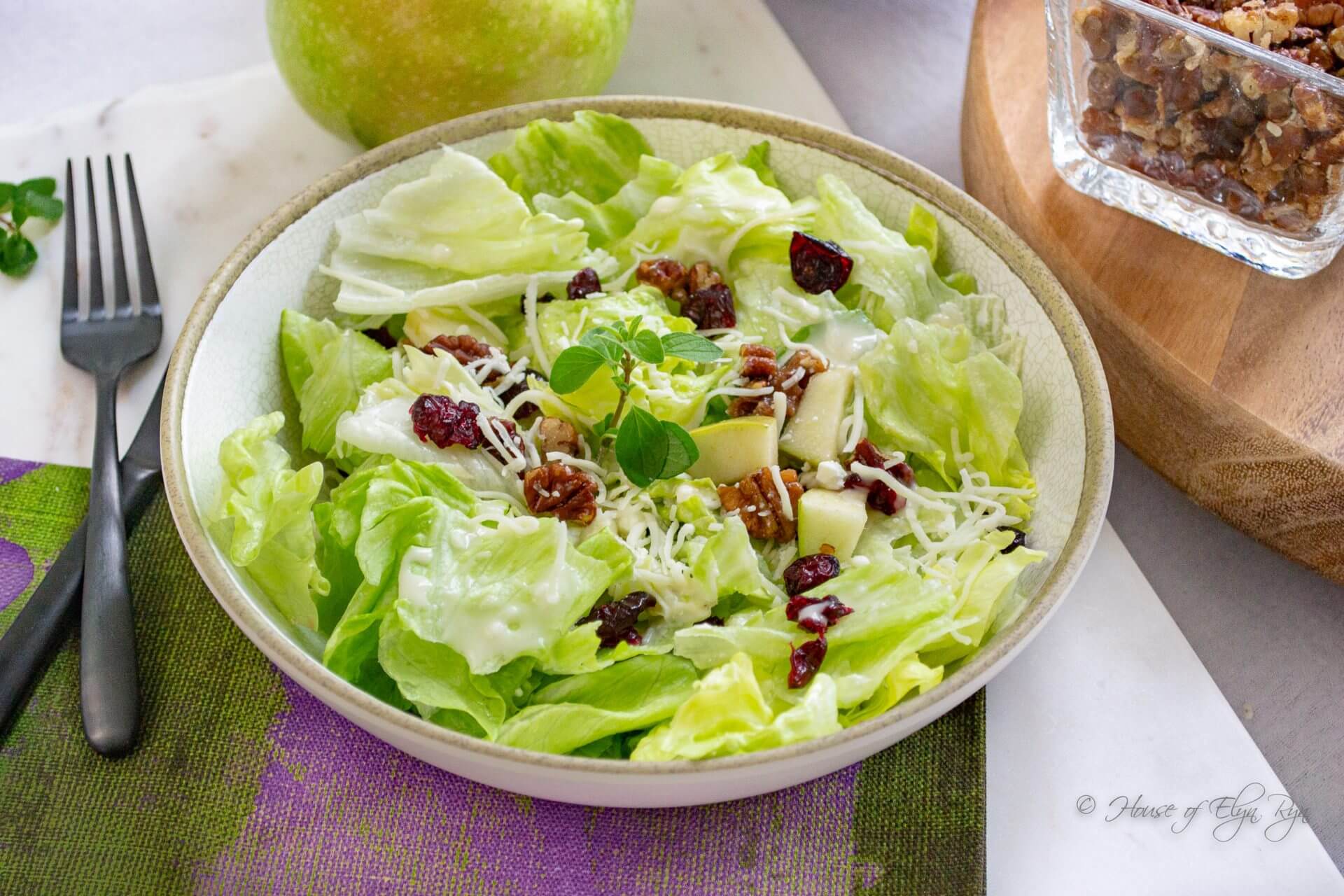 Granny Smith Apple Salad The House of Elyn Ryn