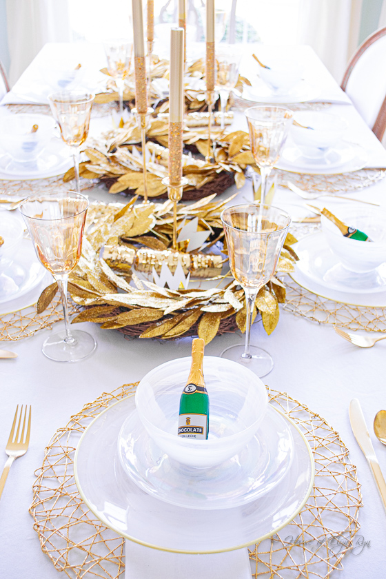 A Golden New Year's Eve Celebration