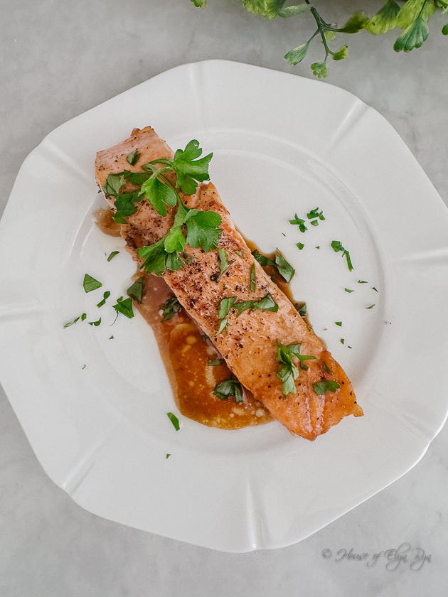 Bourbon Glazed Salmon