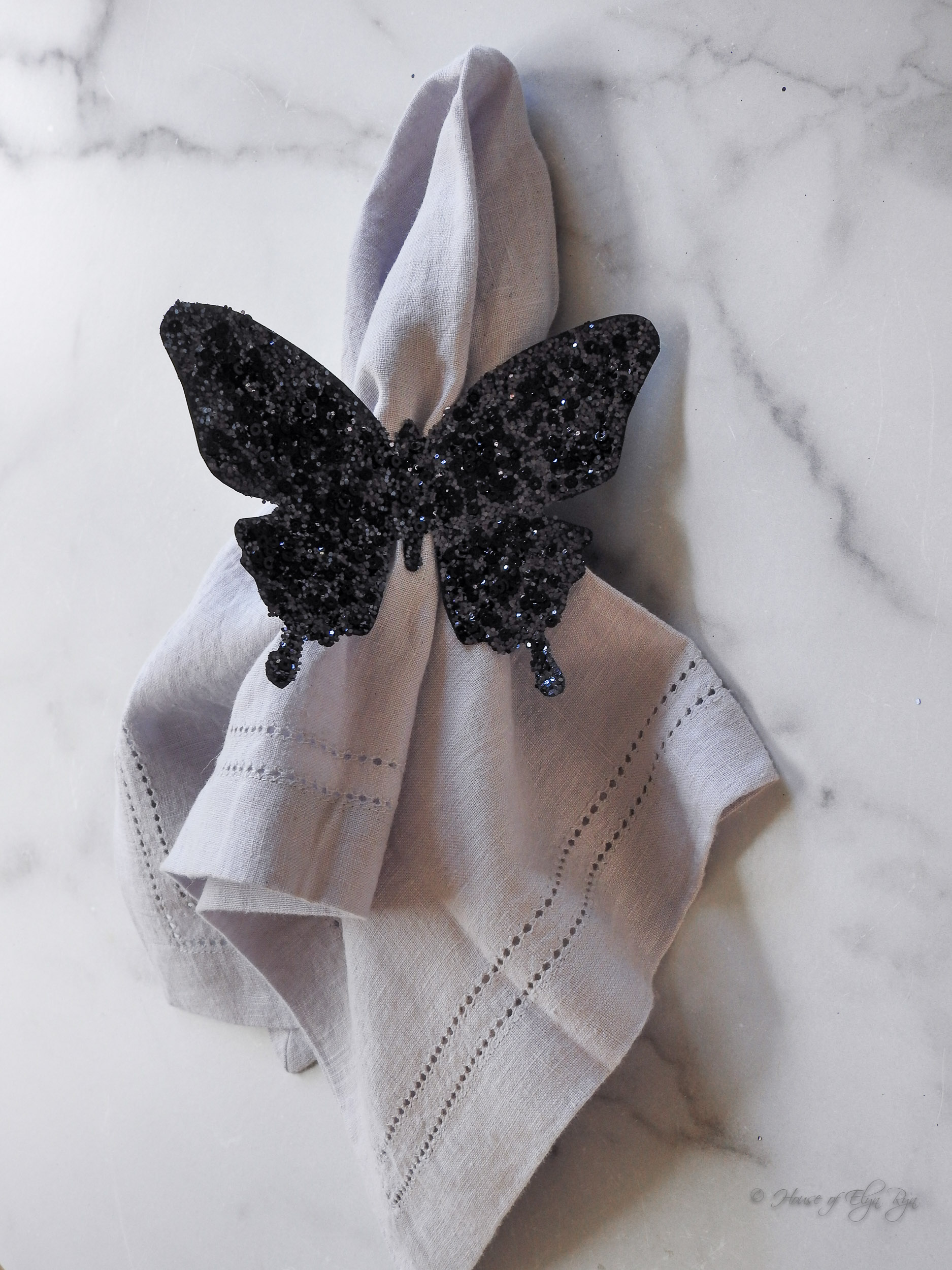 How to Make Butterfly Napkin Rings