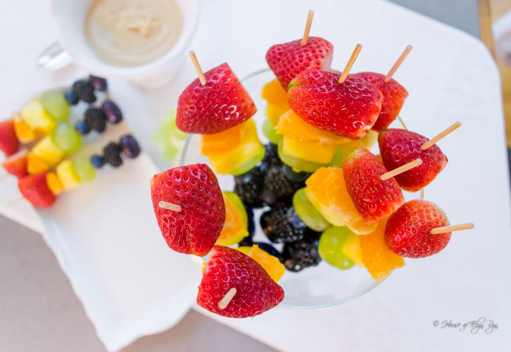 Overhead photo of fruit