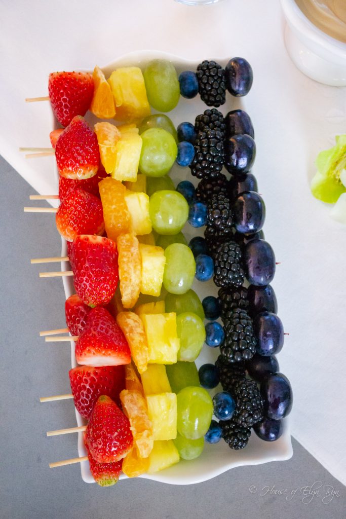 Rainbow Fruit Skewers