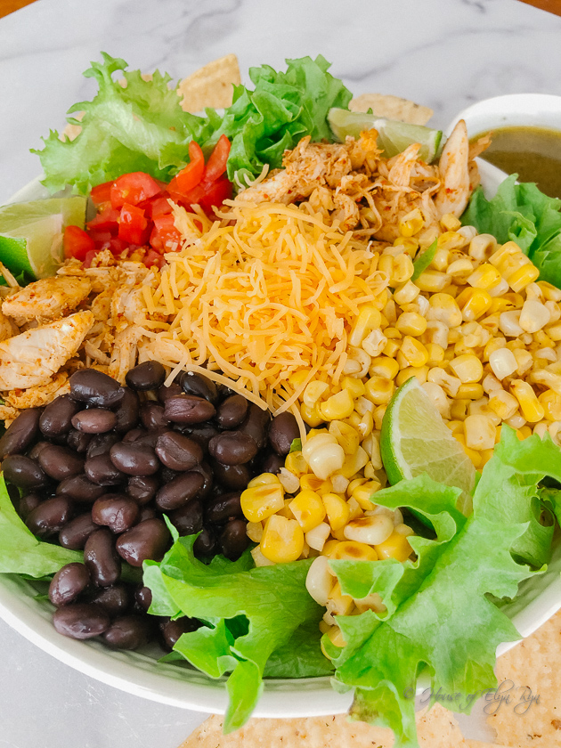 Honey Lime Salad with Chicken