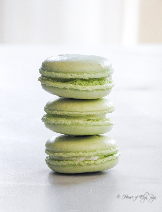 Green Apple Macarons