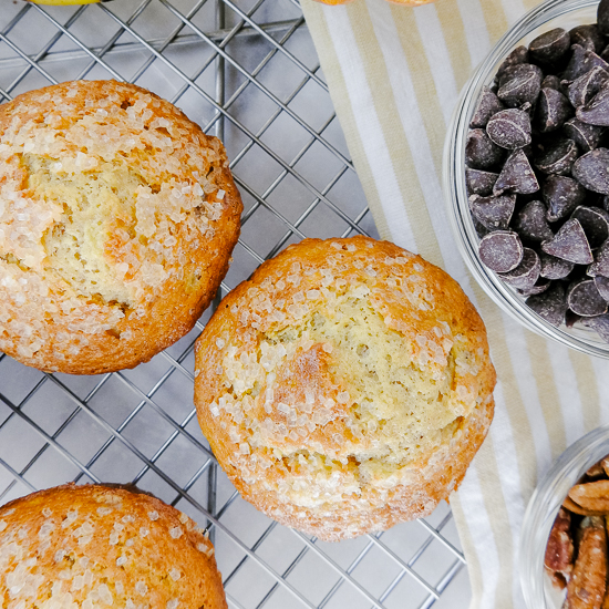 Banana Chocolate Chip Muffns