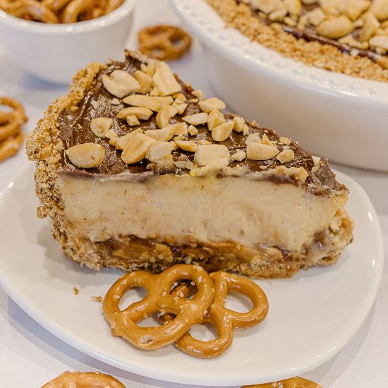 Peanut Butter Candy Bar Pie