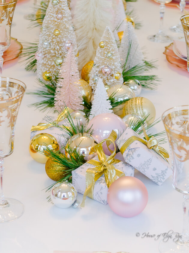 A Pink and Gold Christmas