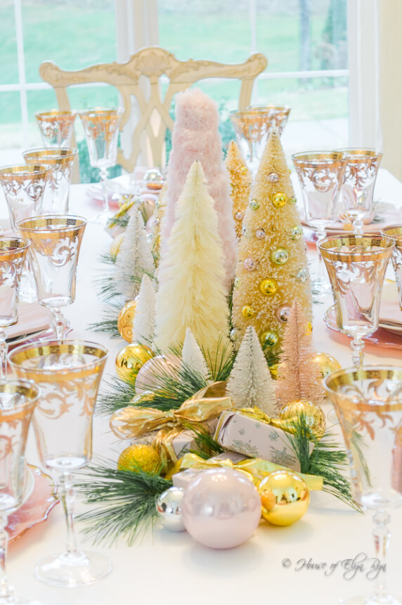 A Pink and Gold Christmas