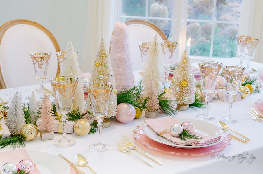 A Pink and Gold Christmas