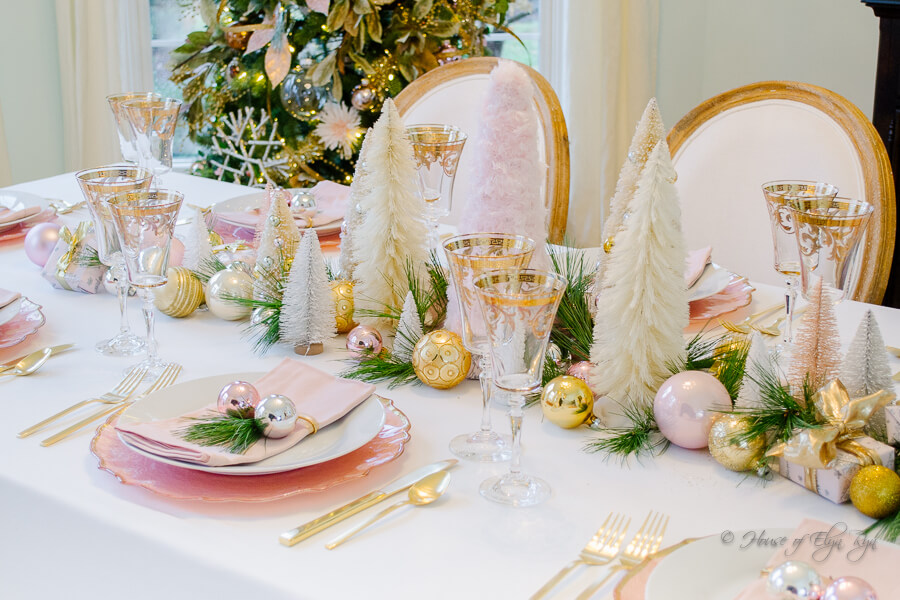 A Pink and Gold Christmas