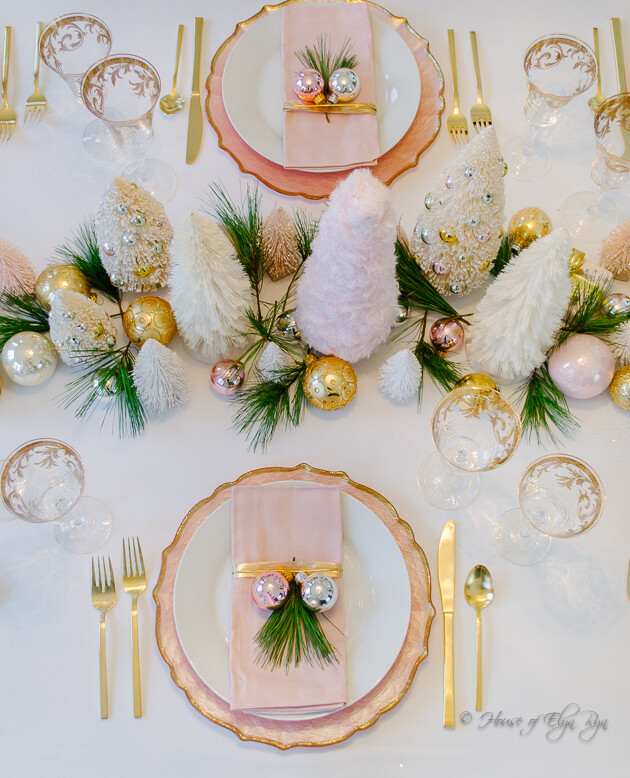 A Pink and Gold Christmas