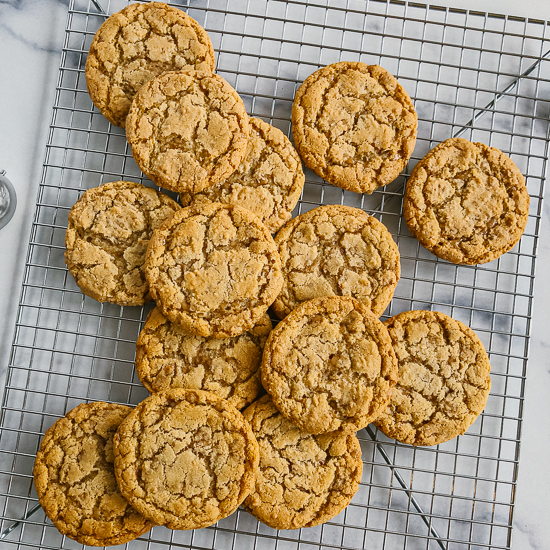 Chewy English Toffee Cookies