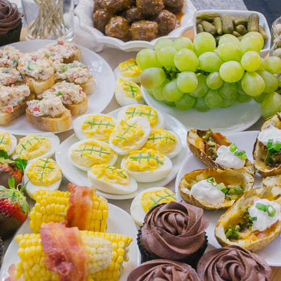 How to Make a Football Food Board