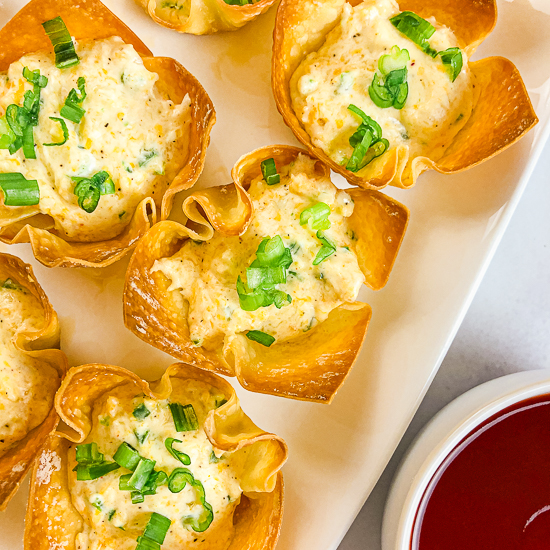 Wonton Cheese Cups
