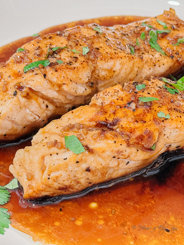 Bourbon Glazed Salmon