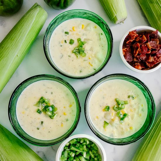 Corn Chowder with Bacon