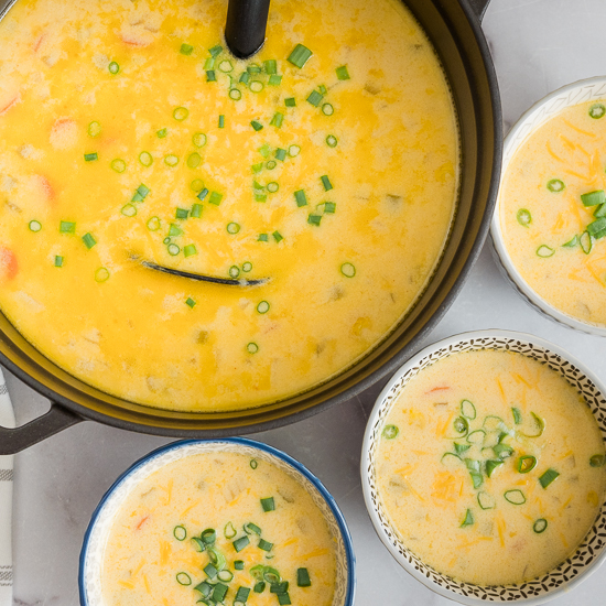 Cheesy Vegetable Chowder