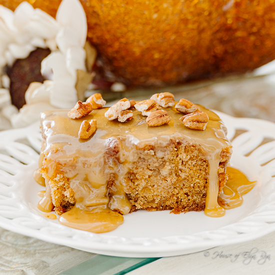 Salted Caramel 
Apple Cake