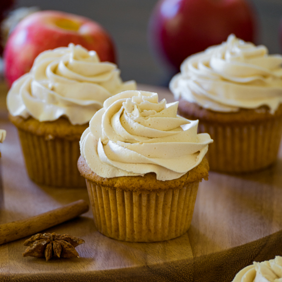 Apple Cider Cupcakes