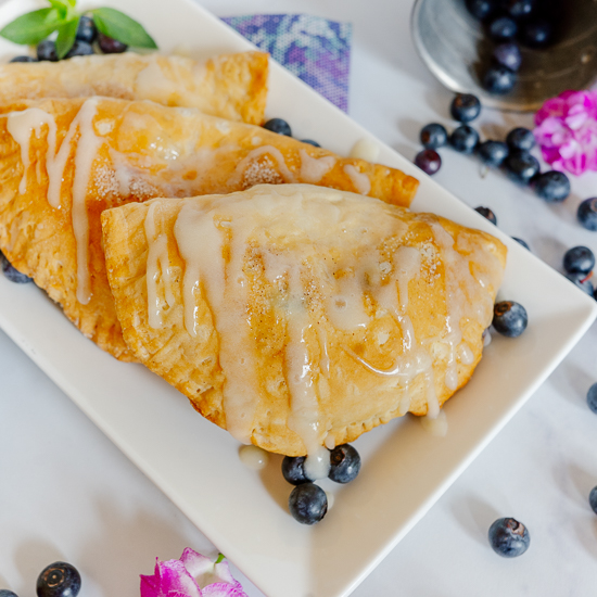 Quick and Easy Blueberry Turnovers