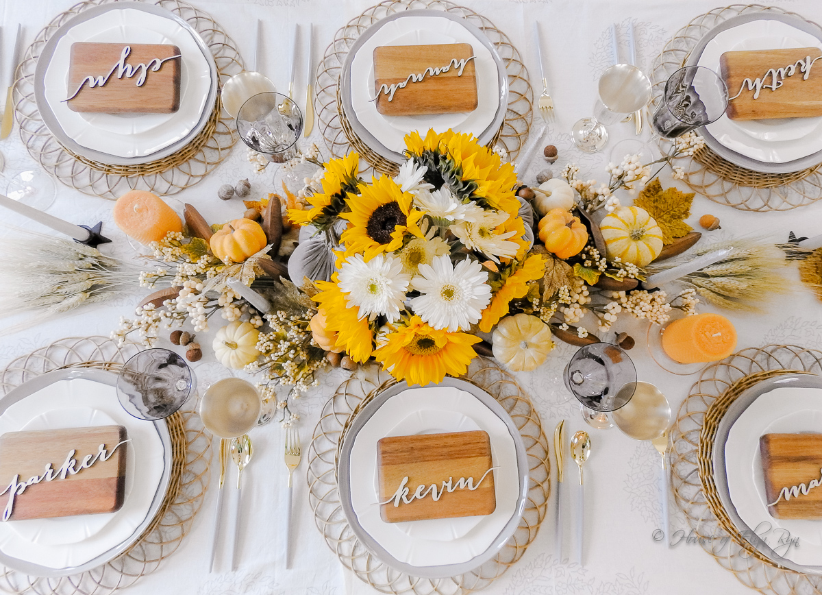 Sunflowers and Pumpkins