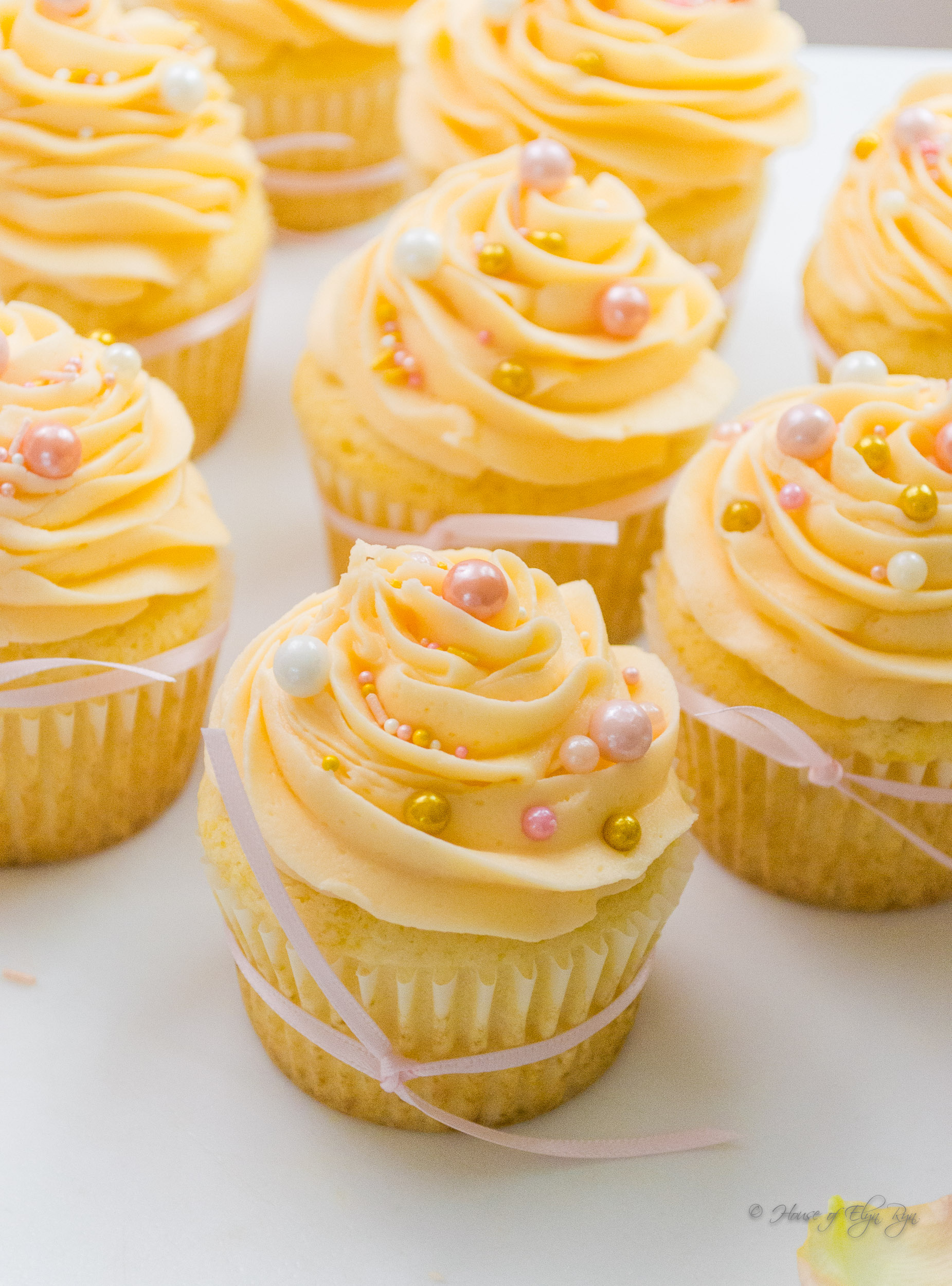 Orange Creamsicle Cupcakes