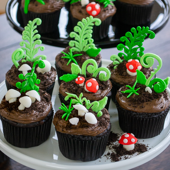 Terrarium Chocolate Cupcakes