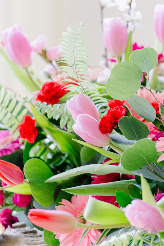 Colorful Valentine's Table 