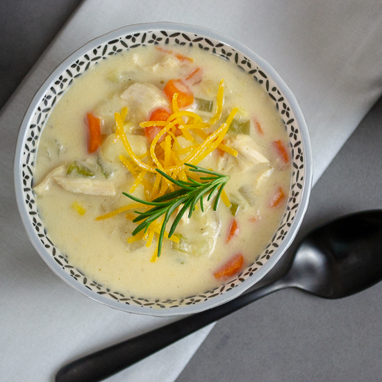 Cheesy Chicken Soup