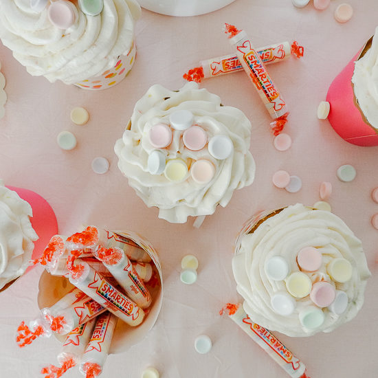 Smarties Cupcakes