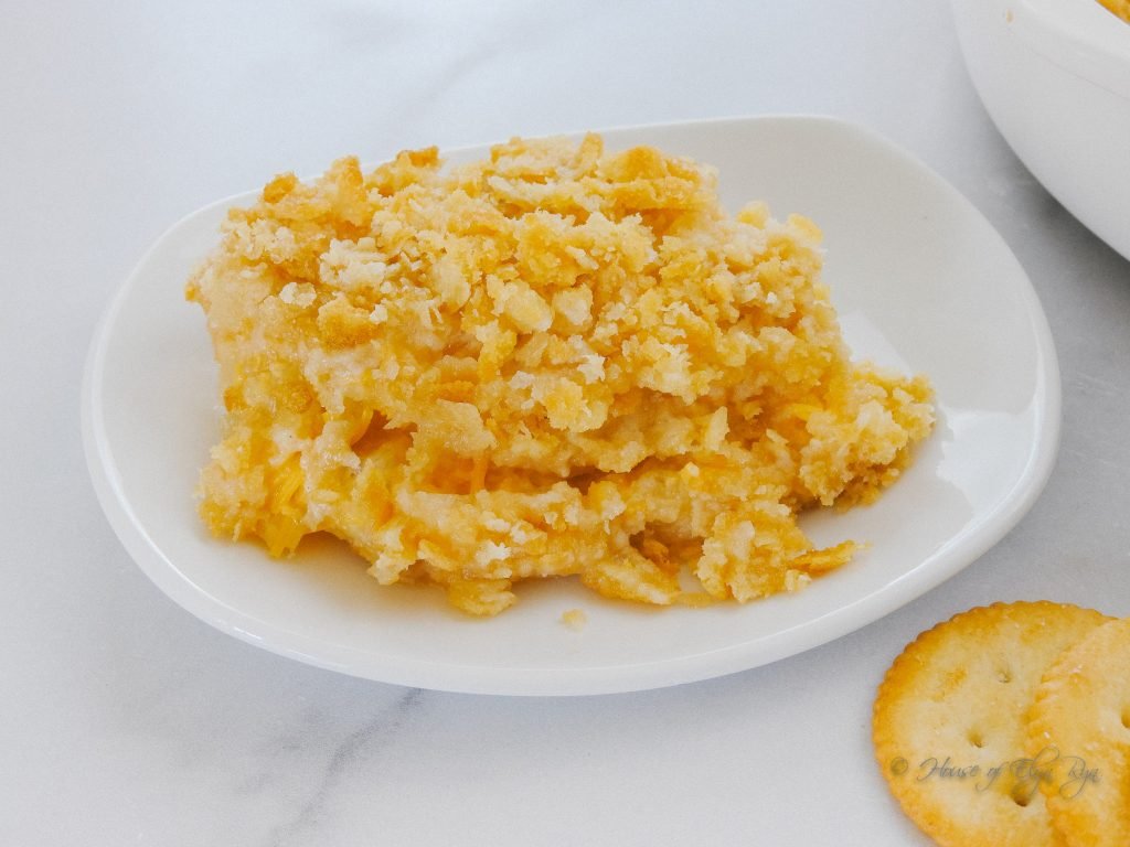 A servings of Pineapple Casserole