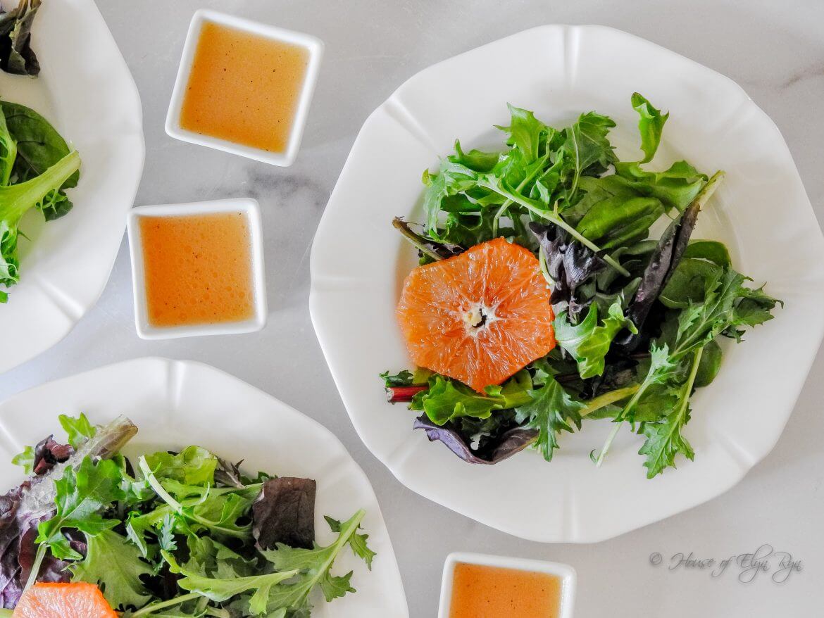 Grapefruit Vinaigrette Dressing The House of Elyn Ryn