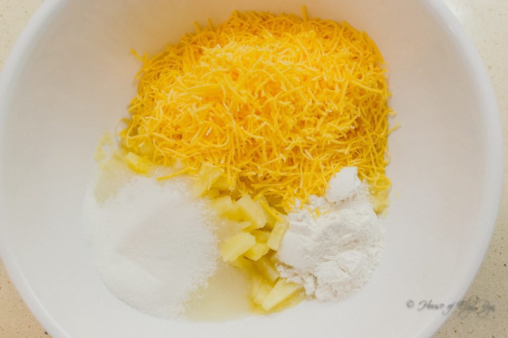 Ingredients for Pineapple Casserole