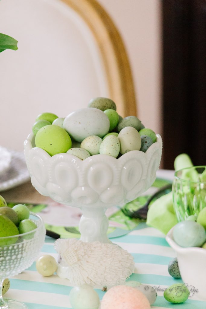 Blue and Green Spring Table