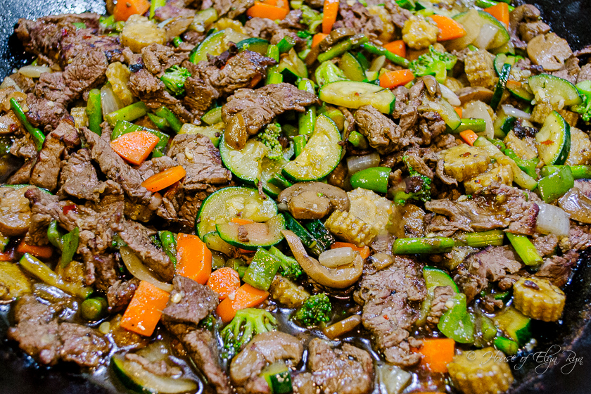 Beef with Garlic Sauce