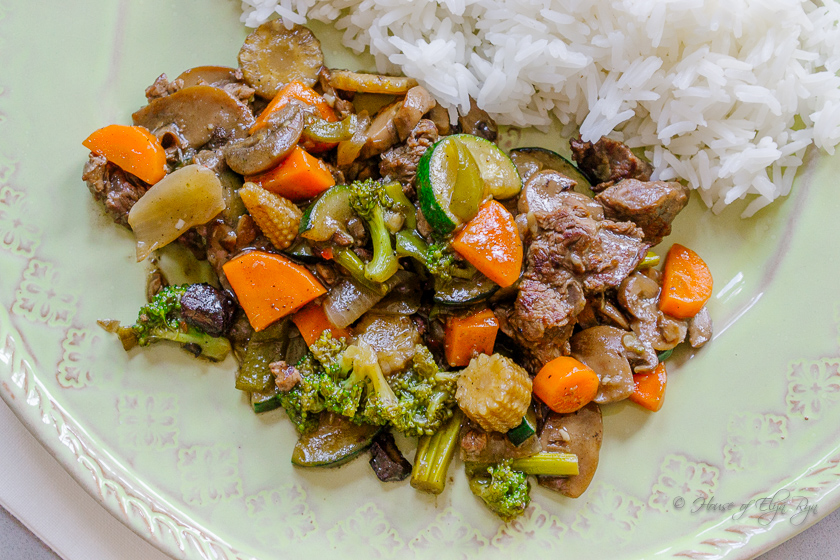 Beef with Garlic Sauce