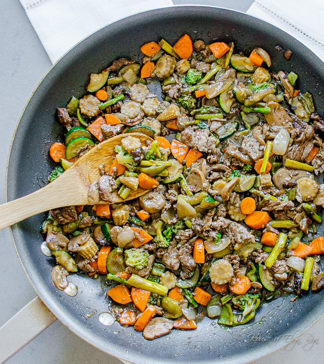 Beef with Garlic Sauce