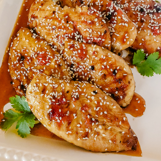 Sweet and Savory Plum Chicken