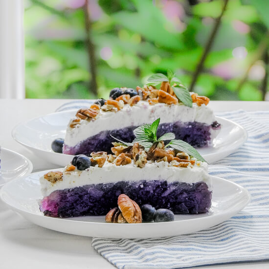 Blueberry Cookie Pudding