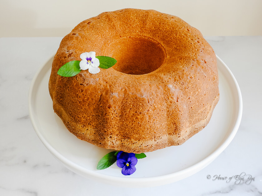Buttermilk Almond Pound Cake