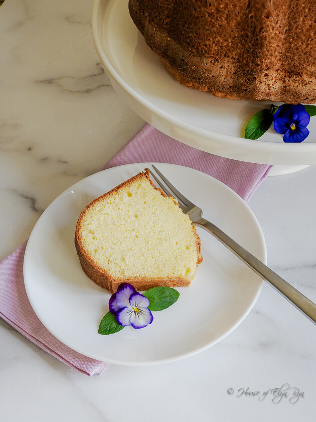 Buttermilk Almond Pound Cake