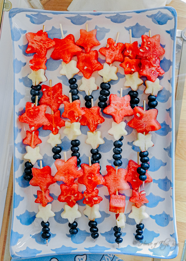 Patriotic Fruit Skewers