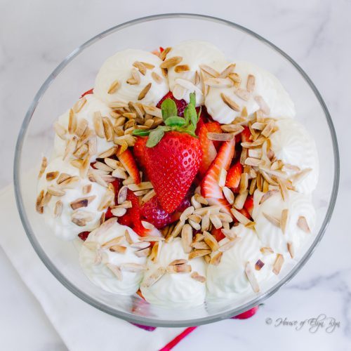 Strawberry Almond Trifle
