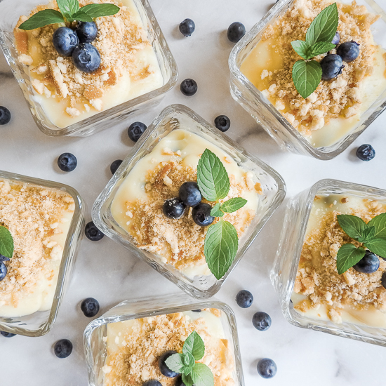 No-Bake Blueberry Dessert