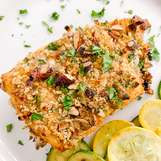 Easy Honey-Pecan Salmon