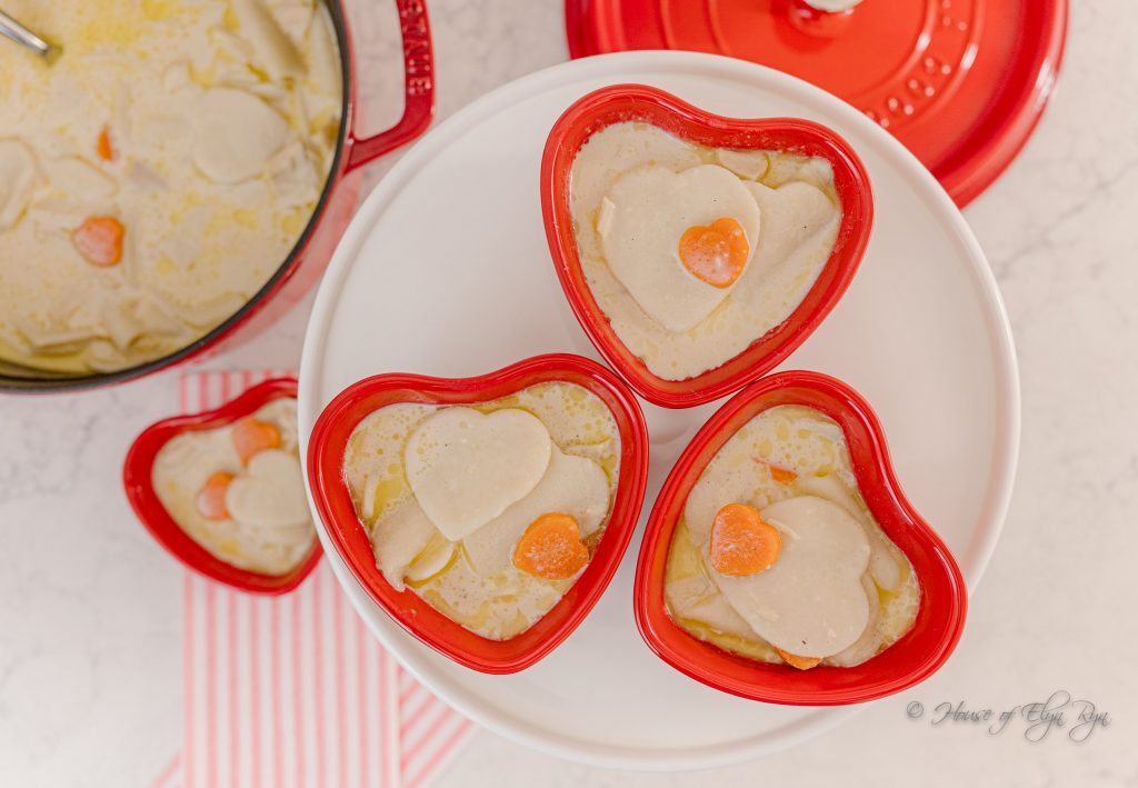 Heart-Shaped Chicken & Dumplings