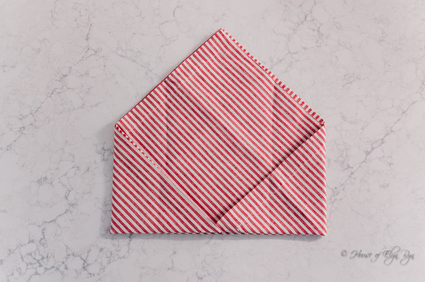 How to Fold Napkins into Envelopes